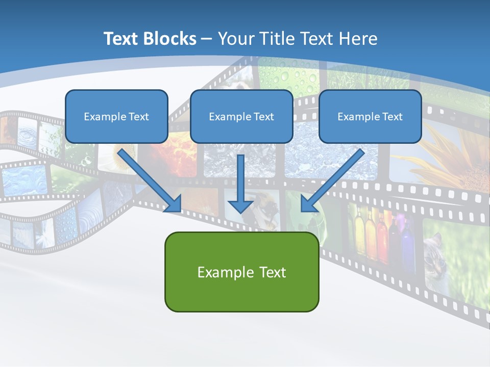 Track Screen Hollywood PowerPoint Template