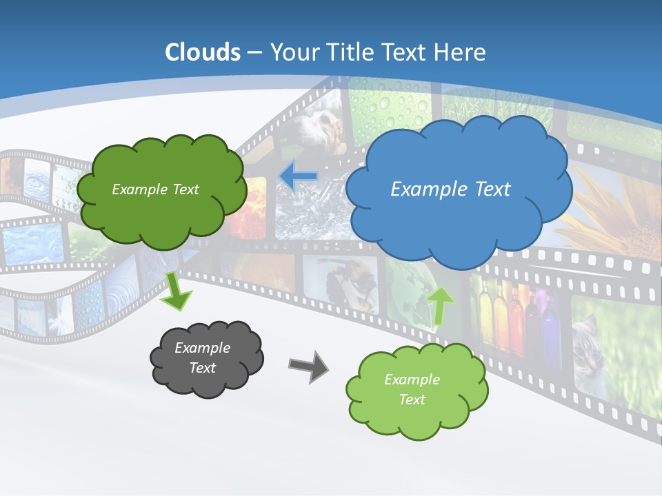 Track Screen Hollywood PowerPoint Template