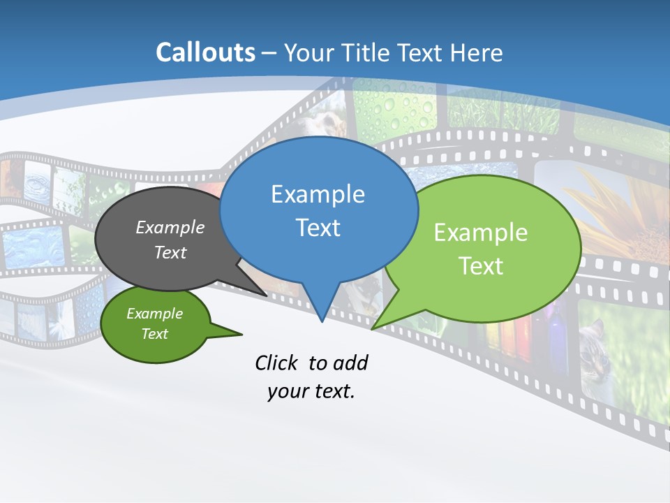 Track Screen Hollywood PowerPoint Template
