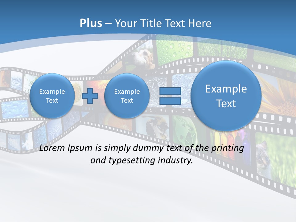 Track Screen Hollywood PowerPoint Template