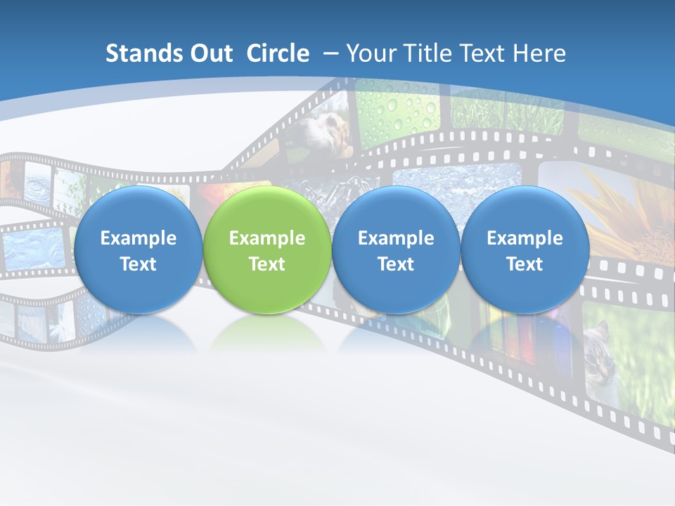 Track Screen Hollywood PowerPoint Template