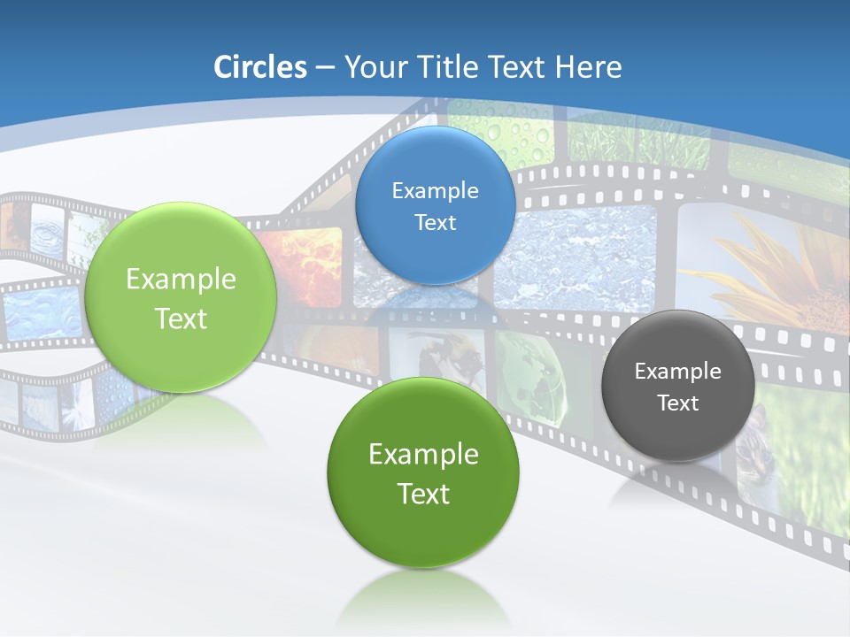 Track Screen Hollywood PowerPoint Template