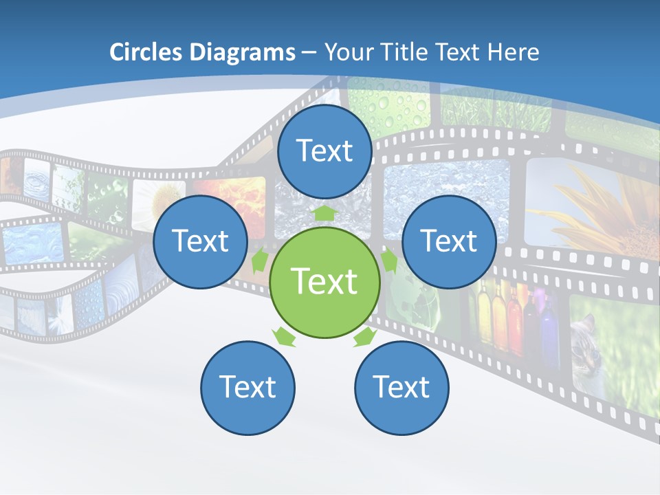 Track Screen Hollywood PowerPoint Template