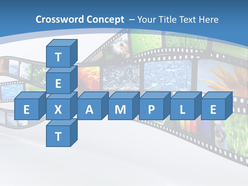 Track Screen Hollywood PowerPoint Template