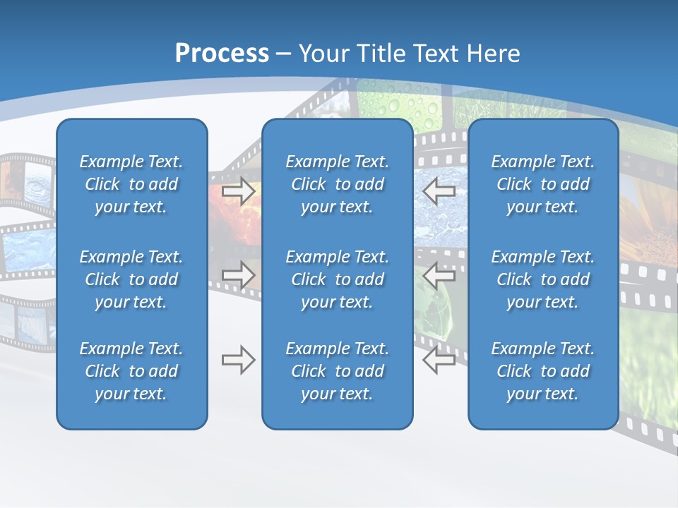 Track Screen Hollywood PowerPoint Template