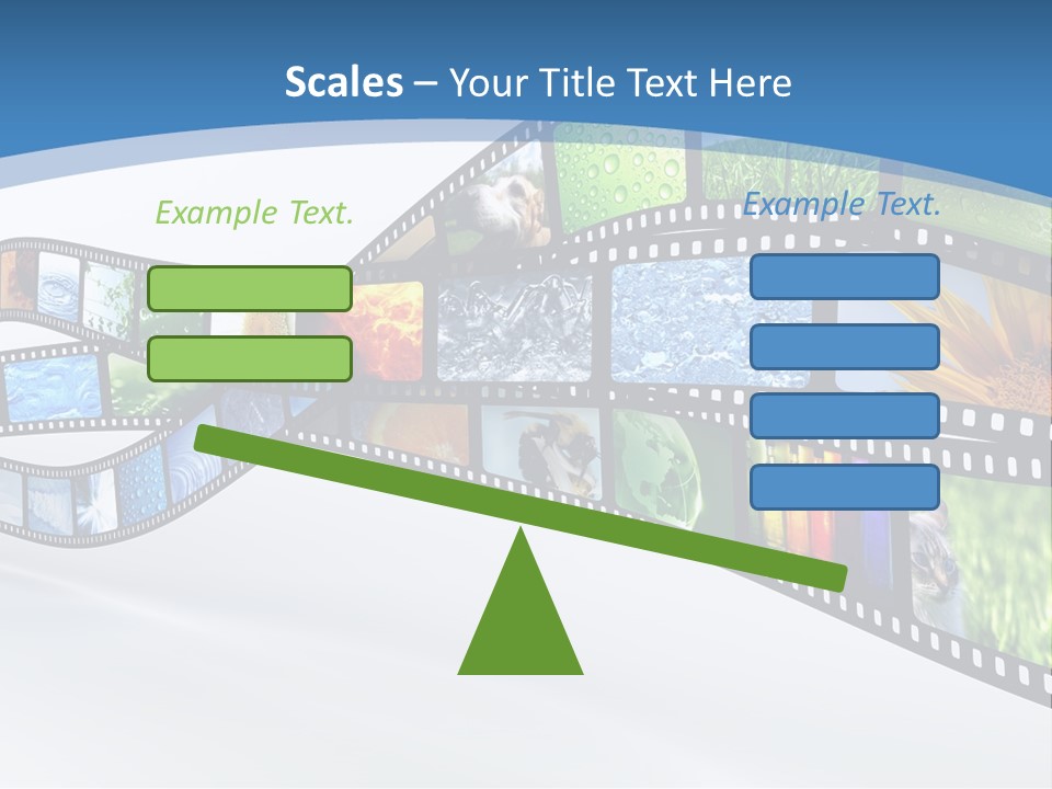 Track Screen Hollywood PowerPoint Template