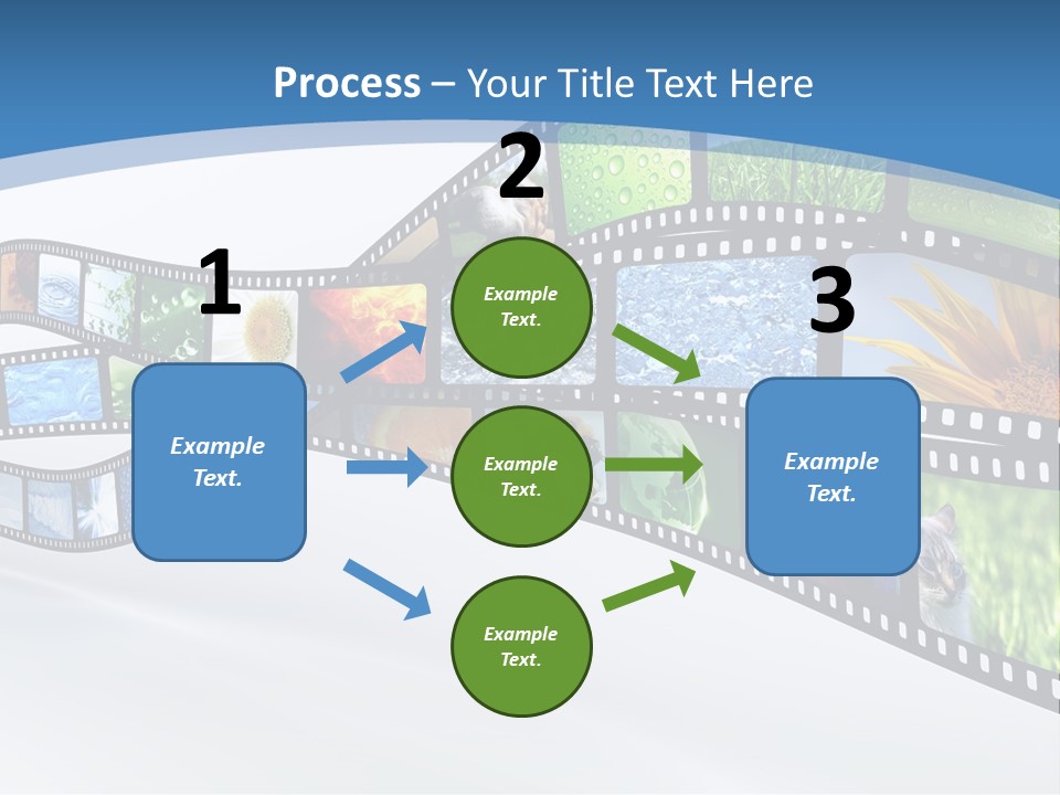 Track Screen Hollywood PowerPoint Template