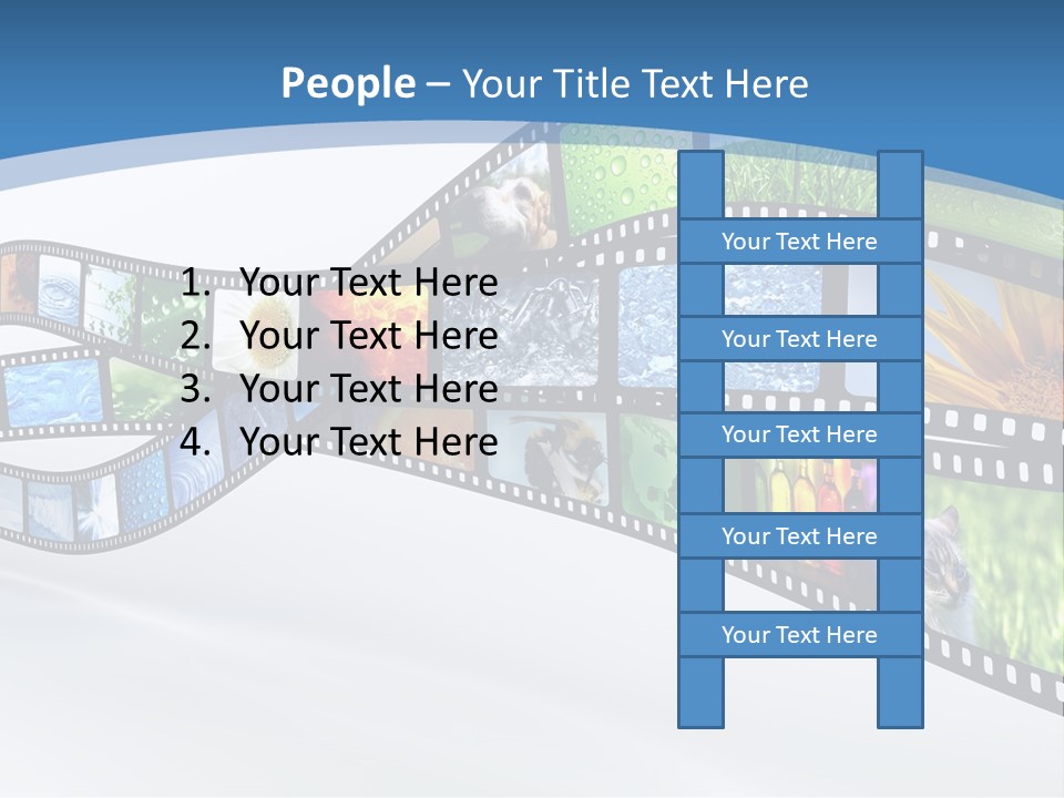 Track Screen Hollywood PowerPoint Template