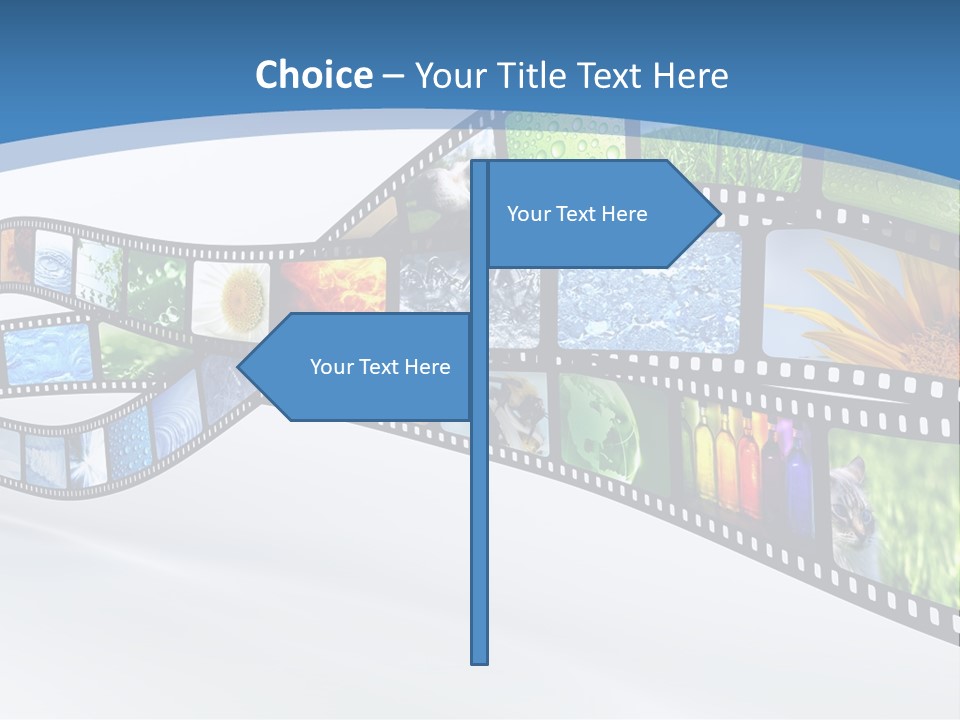 Track Screen Hollywood PowerPoint Template