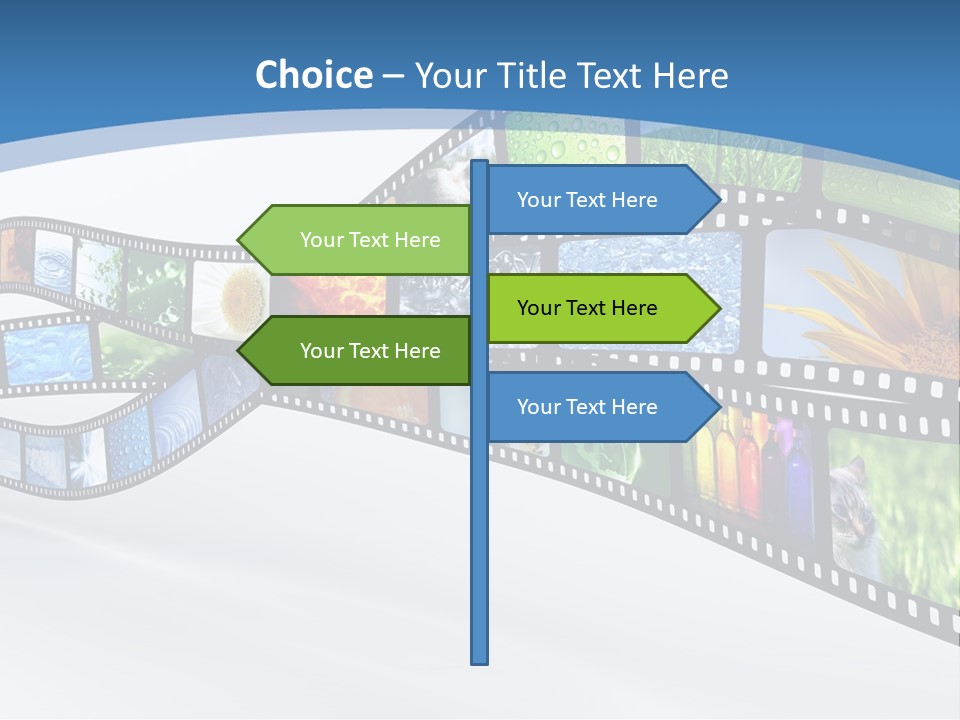Track Screen Hollywood PowerPoint Template