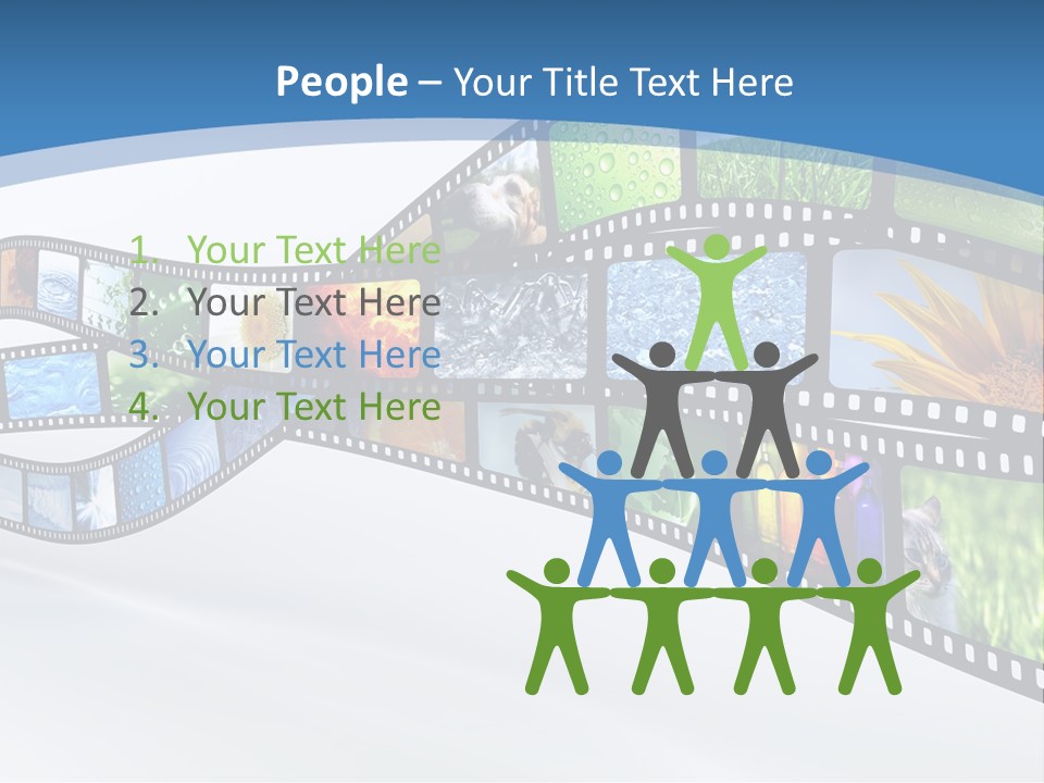Track Screen Hollywood PowerPoint Template
