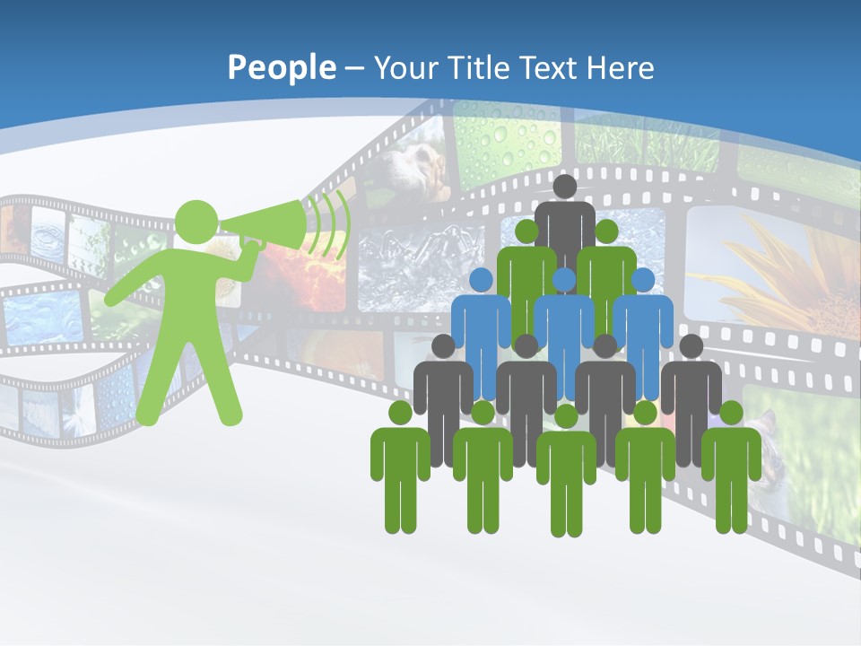 Track Screen Hollywood PowerPoint Template