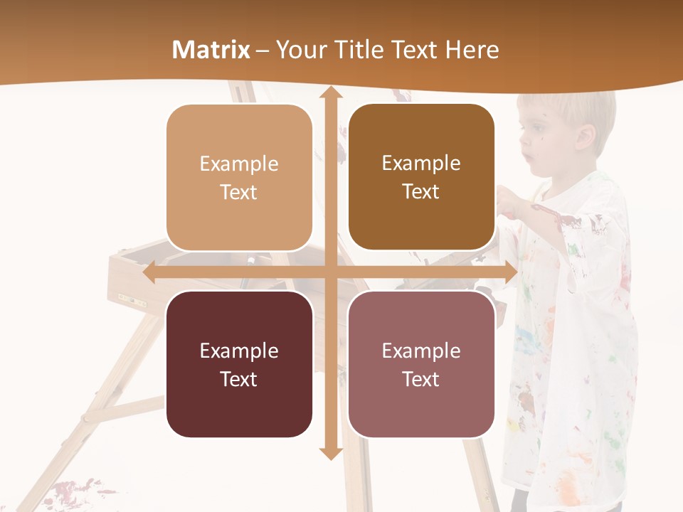 Mess Adorable Easel PowerPoint Template