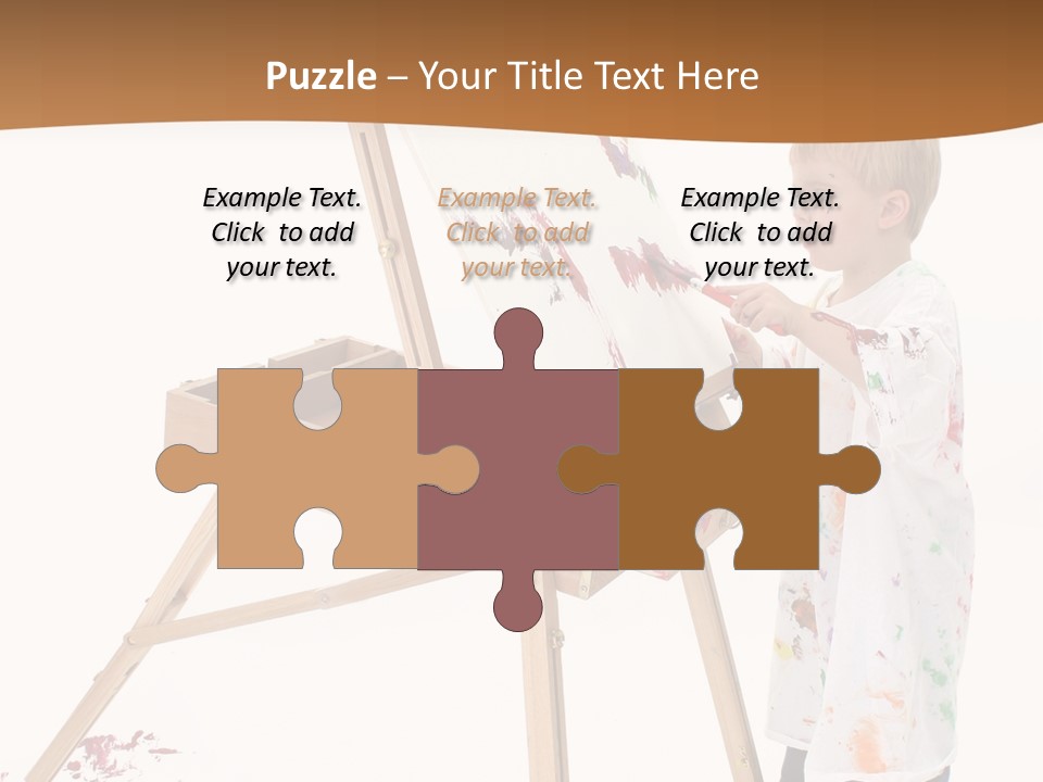 Mess Adorable Easel PowerPoint Template