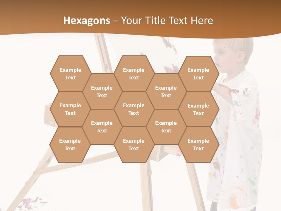Mess Adorable Easel PowerPoint Template