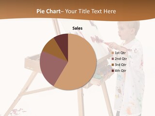 Mess Adorable Easel PowerPoint Template