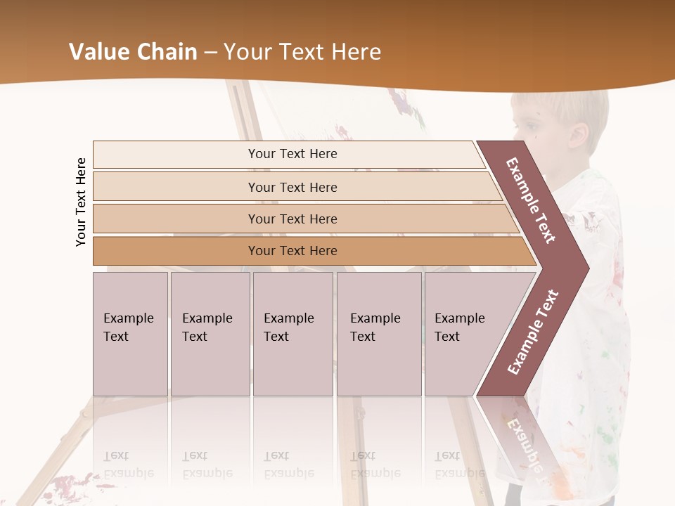 Mess Adorable Easel PowerPoint Template