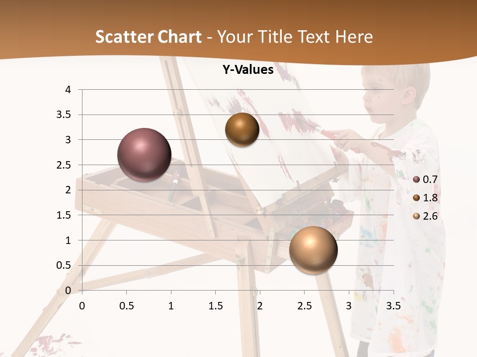 Mess Adorable Easel PowerPoint Template