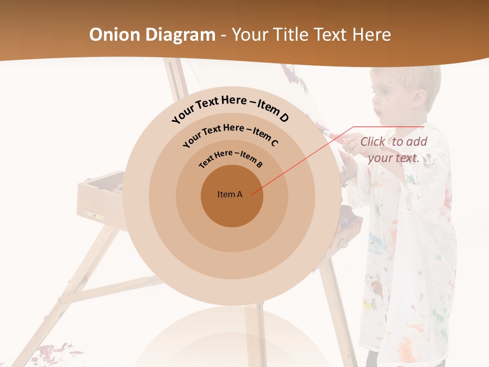 Mess Adorable Easel PowerPoint Template