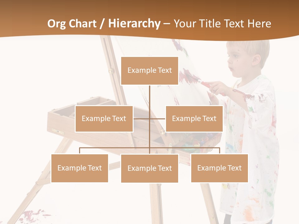 Mess Adorable Easel PowerPoint Template