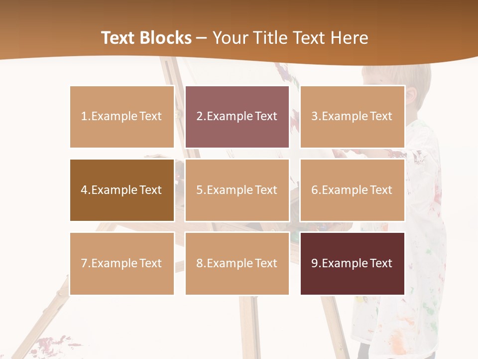 Mess Adorable Easel PowerPoint Template