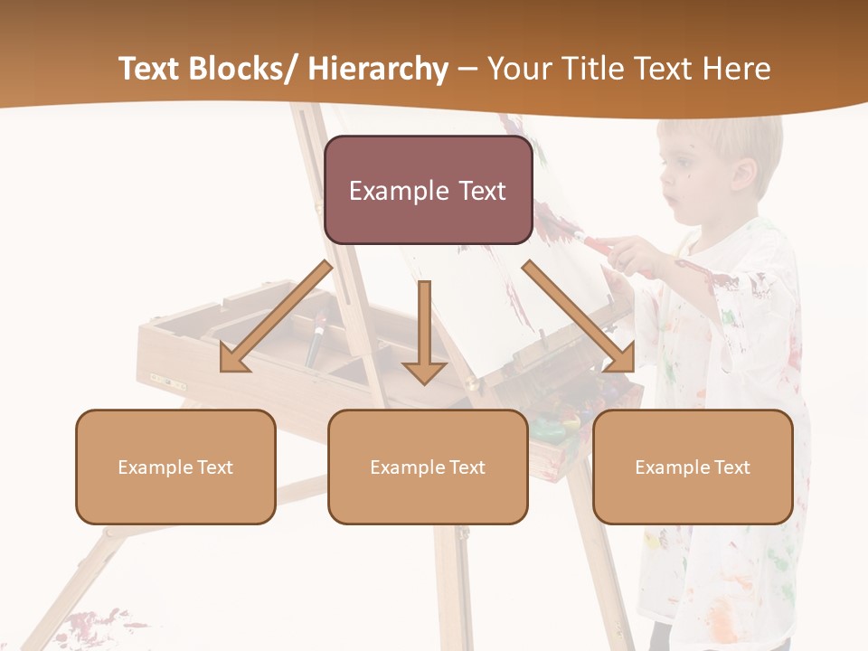 Mess Adorable Easel PowerPoint Template