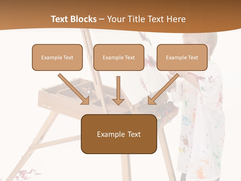 Mess Adorable Easel PowerPoint Template
