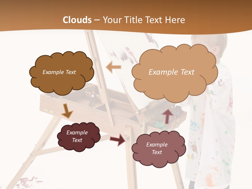 Mess Adorable Easel PowerPoint Template