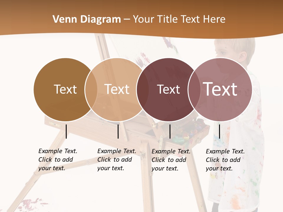 Mess Adorable Easel PowerPoint Template