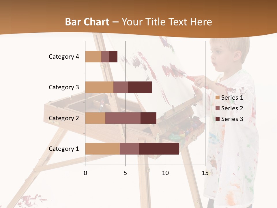 Mess Adorable Easel PowerPoint Template