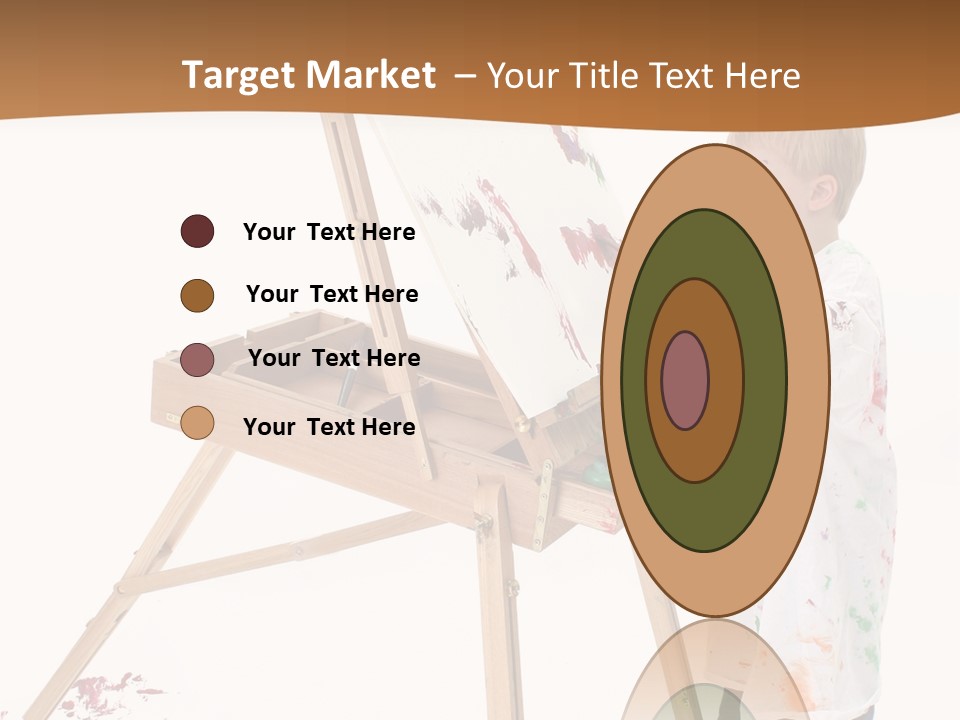 Mess Adorable Easel PowerPoint Template