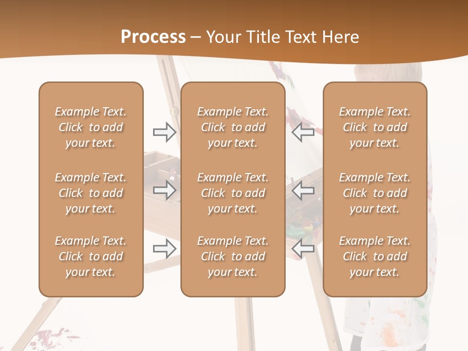 Mess Adorable Easel PowerPoint Template