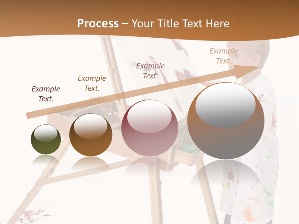 Mess Adorable Easel PowerPoint Template