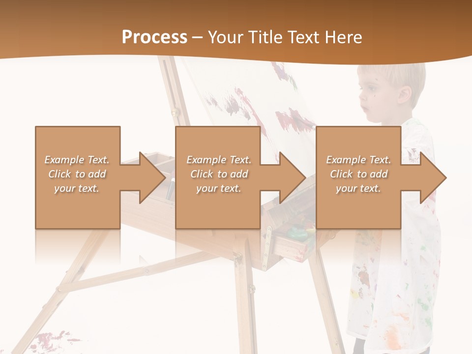 Mess Adorable Easel PowerPoint Template