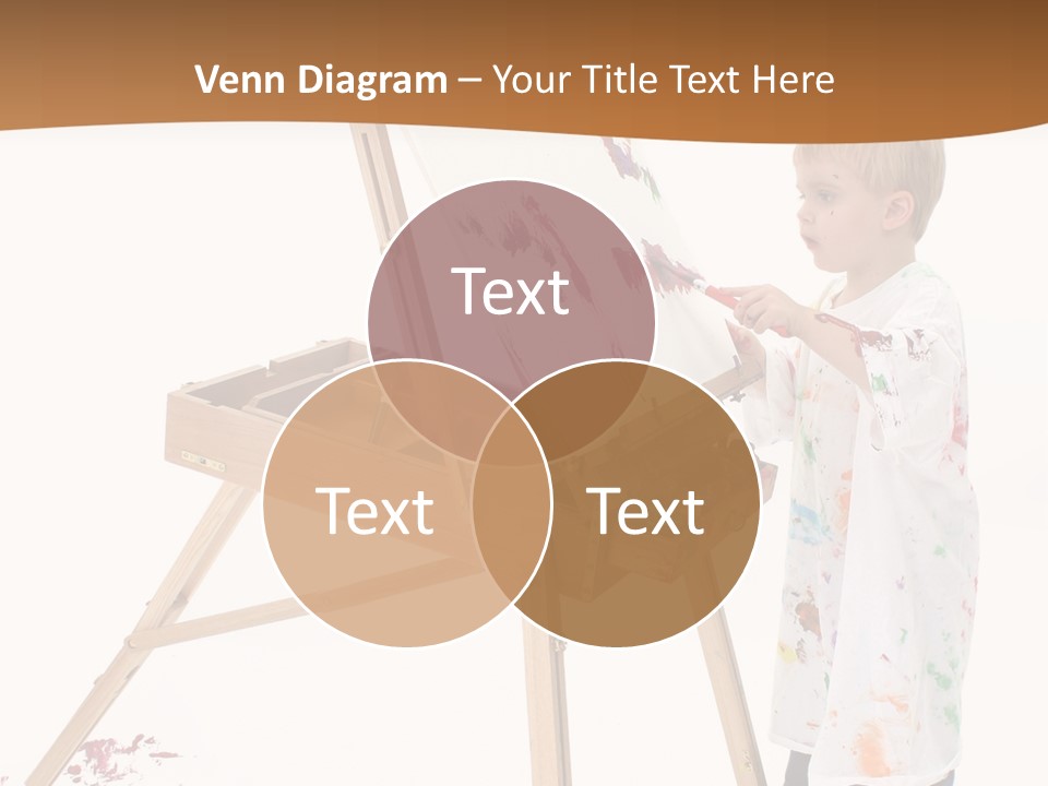 Mess Adorable Easel PowerPoint Template
