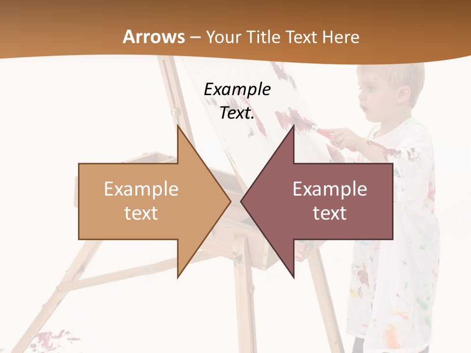 Mess Adorable Easel PowerPoint Template