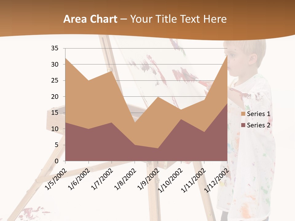 Mess Adorable Easel PowerPoint Template