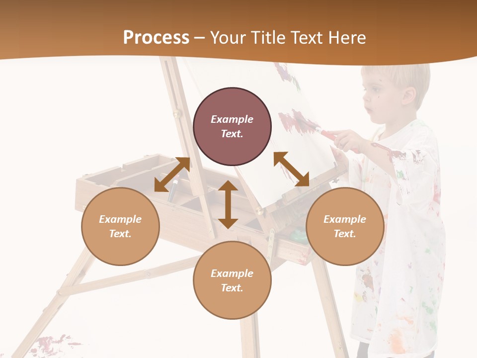 Mess Adorable Easel PowerPoint Template