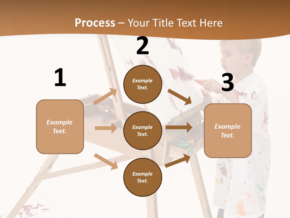 Mess Adorable Easel PowerPoint Template