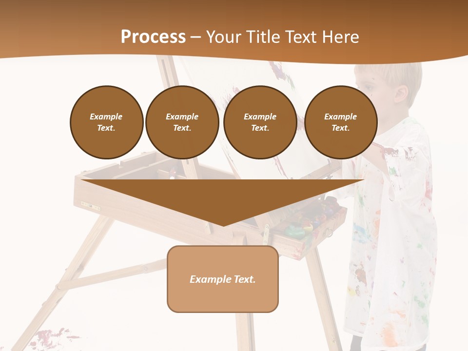 Mess Adorable Easel PowerPoint Template