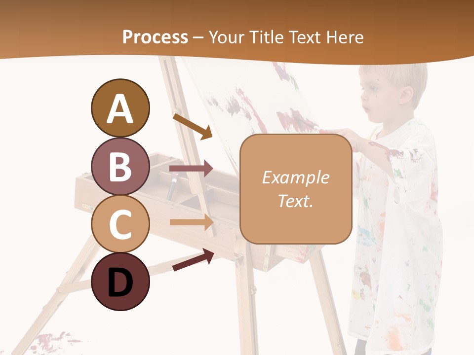 Mess Adorable Easel PowerPoint Template