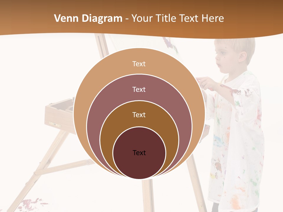Mess Adorable Easel PowerPoint Template