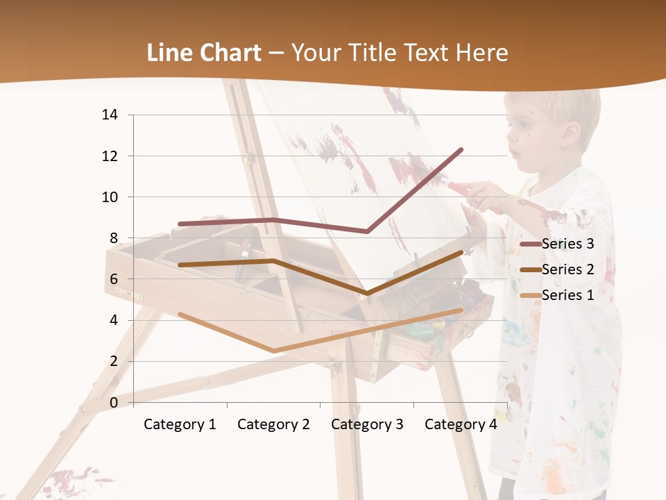 Mess Adorable Easel PowerPoint Template