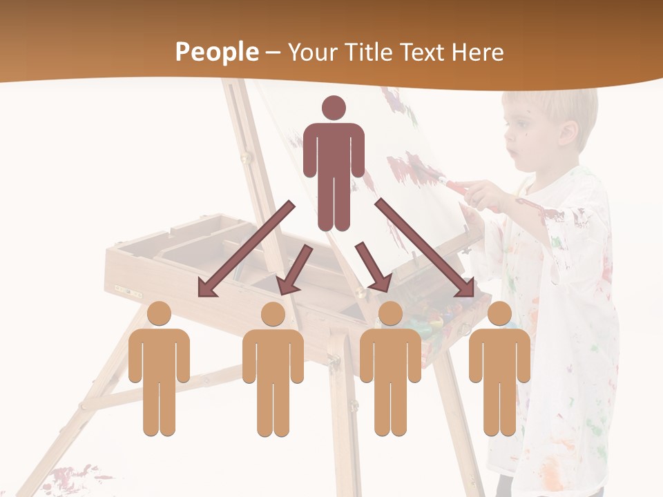Mess Adorable Easel PowerPoint Template