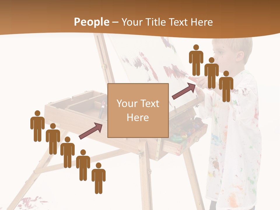Mess Adorable Easel PowerPoint Template