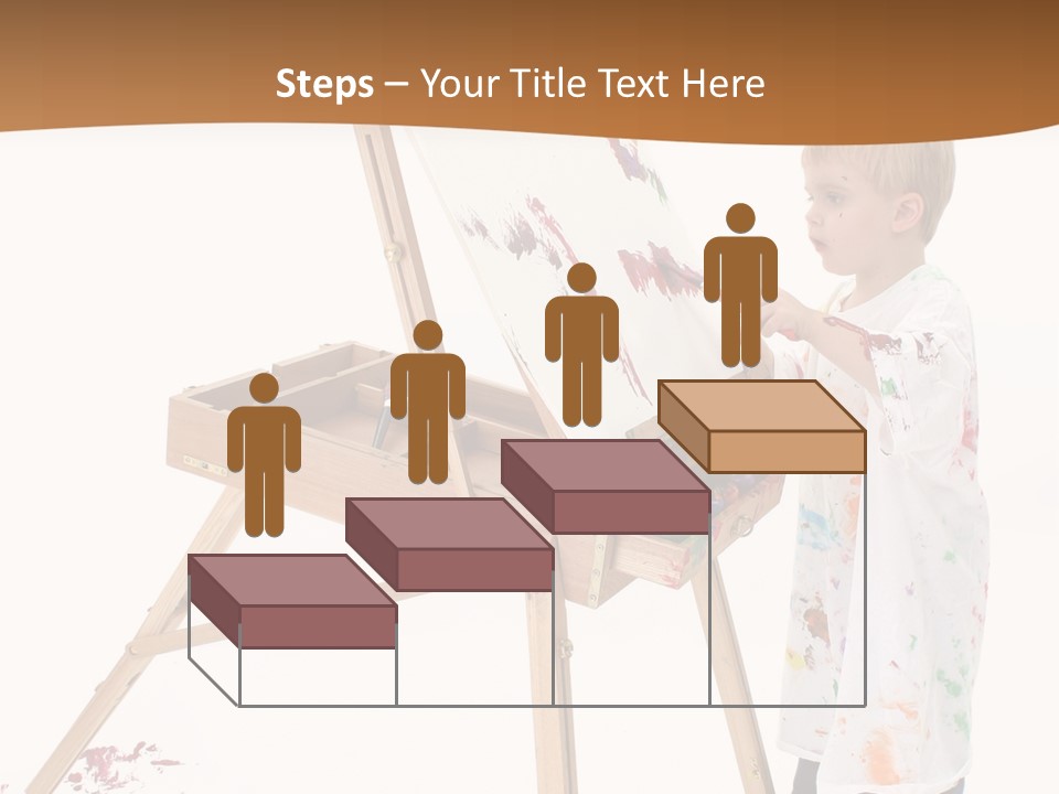 Mess Adorable Easel PowerPoint Template