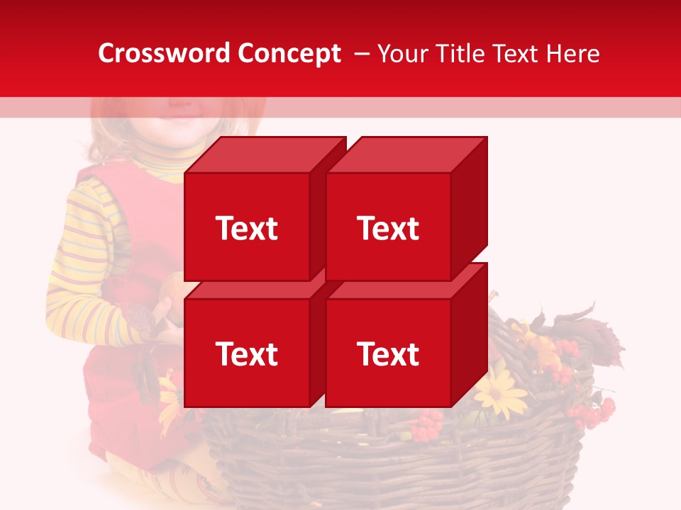 Hand Smile Flower PowerPoint Template