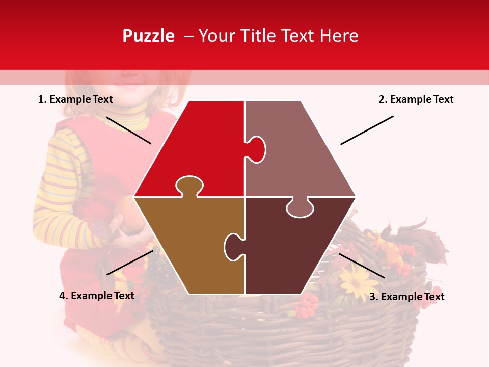 Hand Smile Flower PowerPoint Template