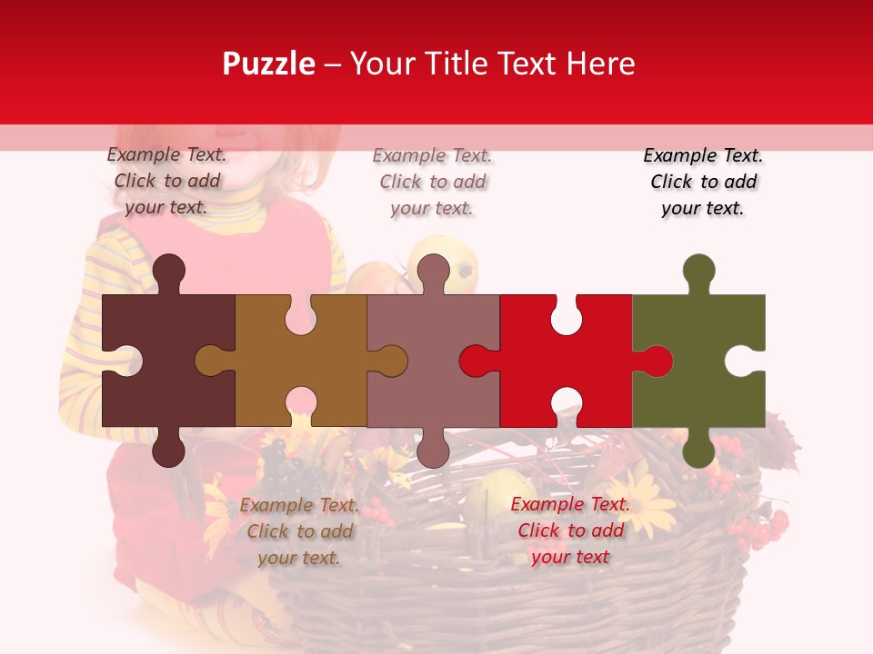 Hand Smile Flower PowerPoint Template