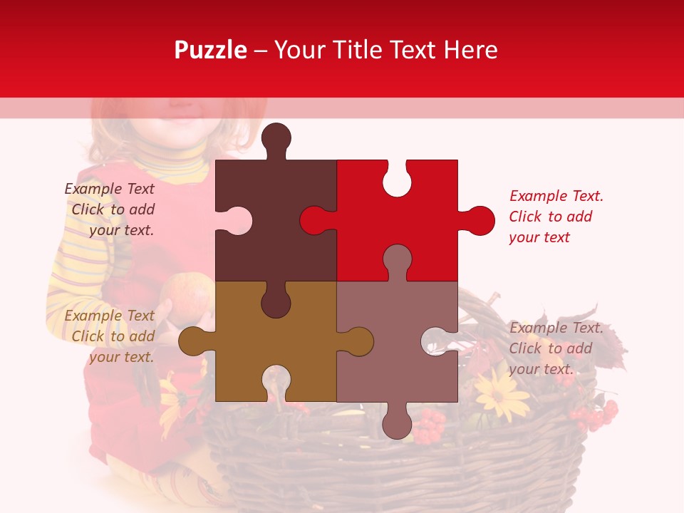 Hand Smile Flower PowerPoint Template